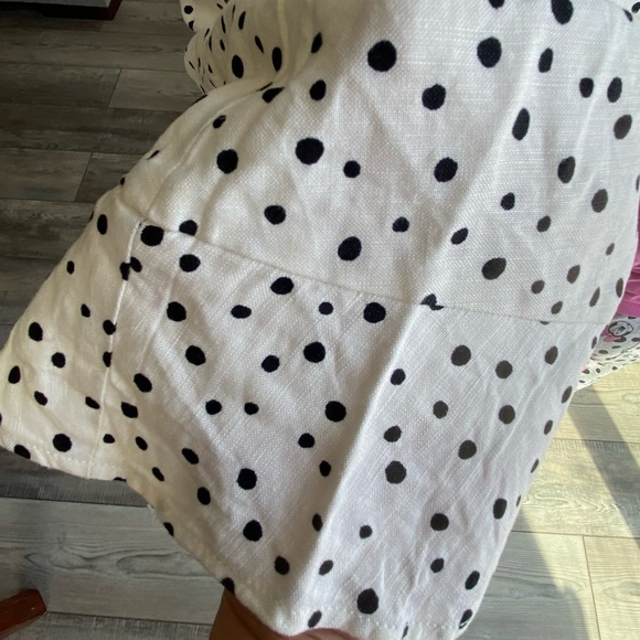 LOFT, polka dot, open back dress.#7 - Picture 14 of 16